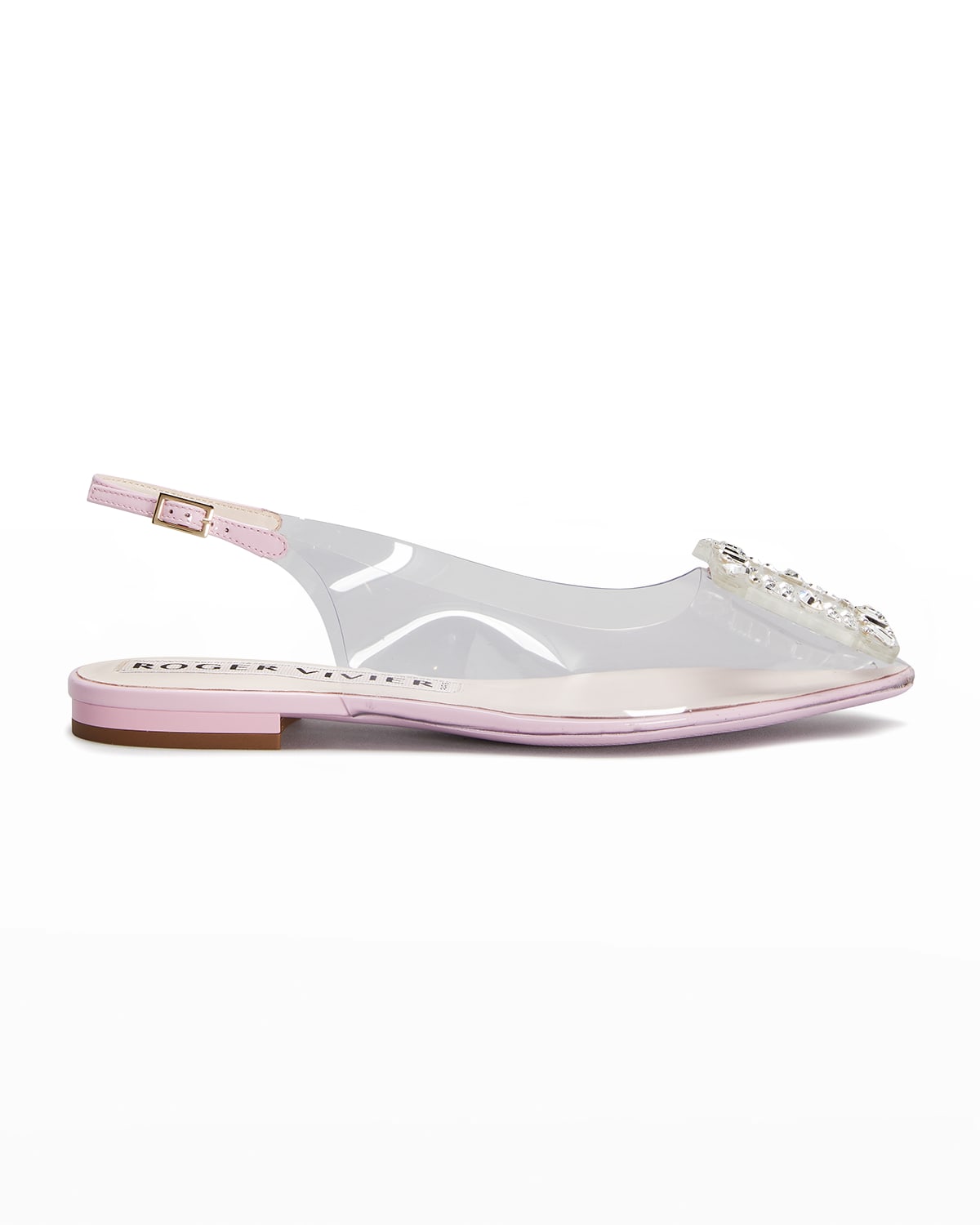 GG BALLET SUPER SLIM BUCKLE SILVER LAMBSKIN