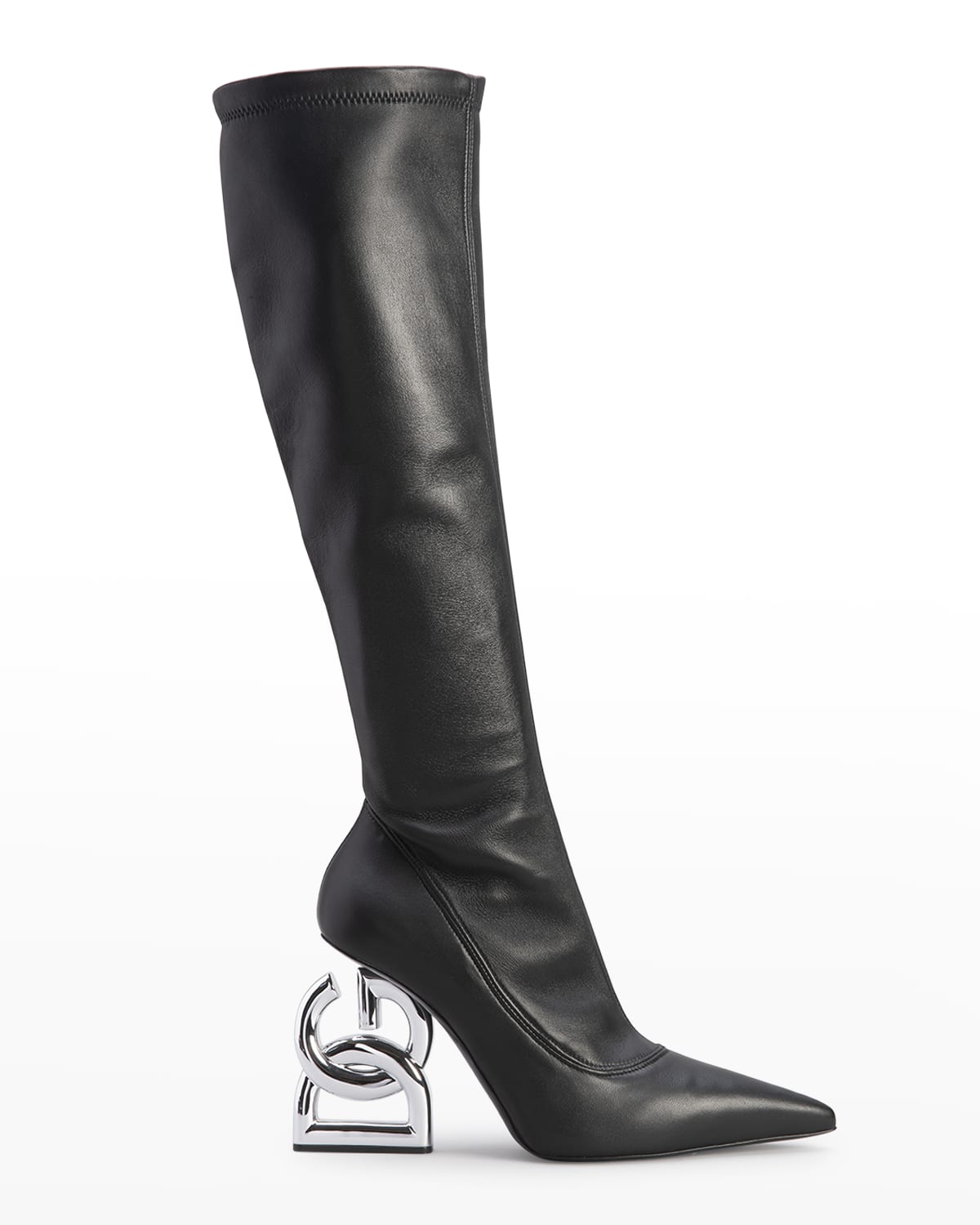 dolce and gabbana knee high boots