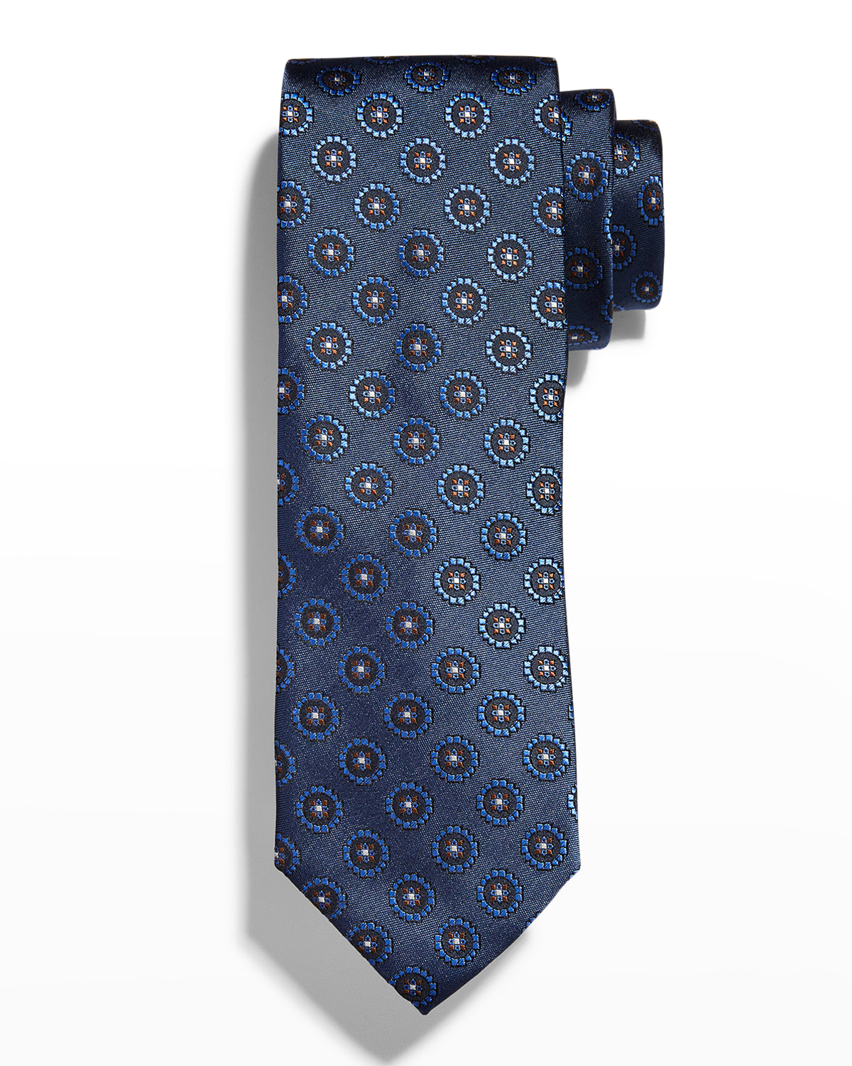 canali medallion silk tie