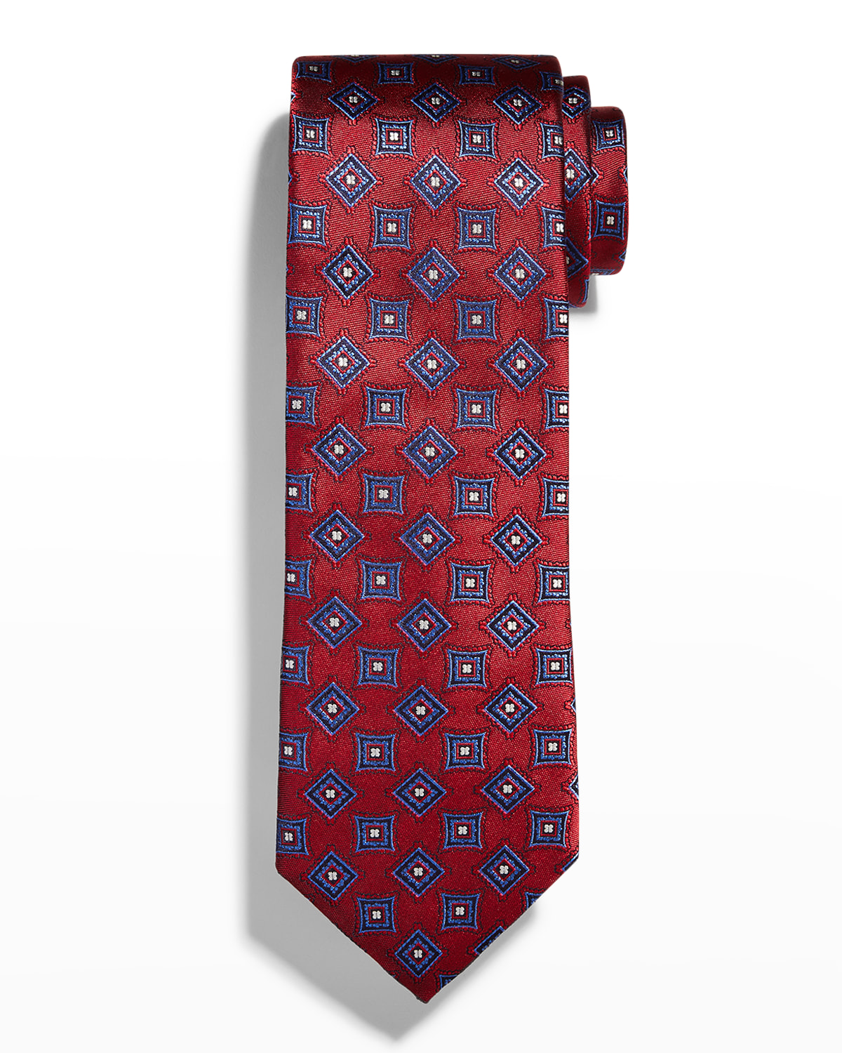 canali medallion silk tie