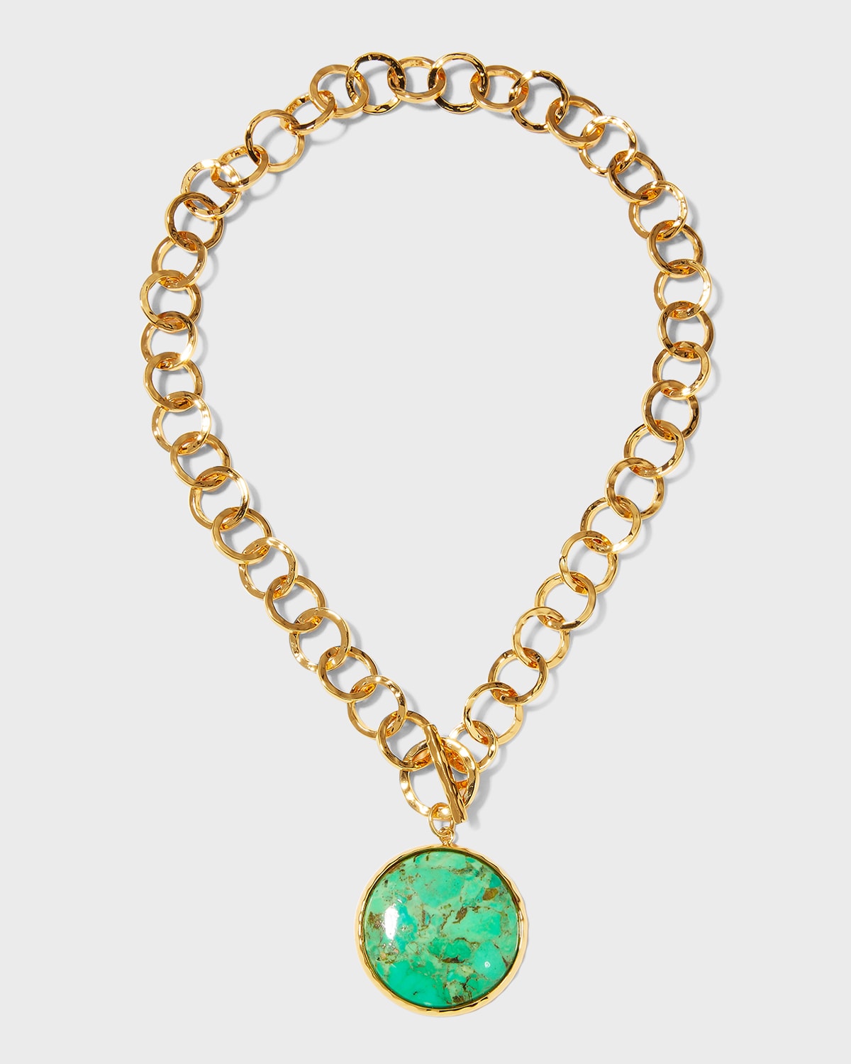 NEST Jewelry Green Turquoise Heart Charm Necklace | Neiman Marcus