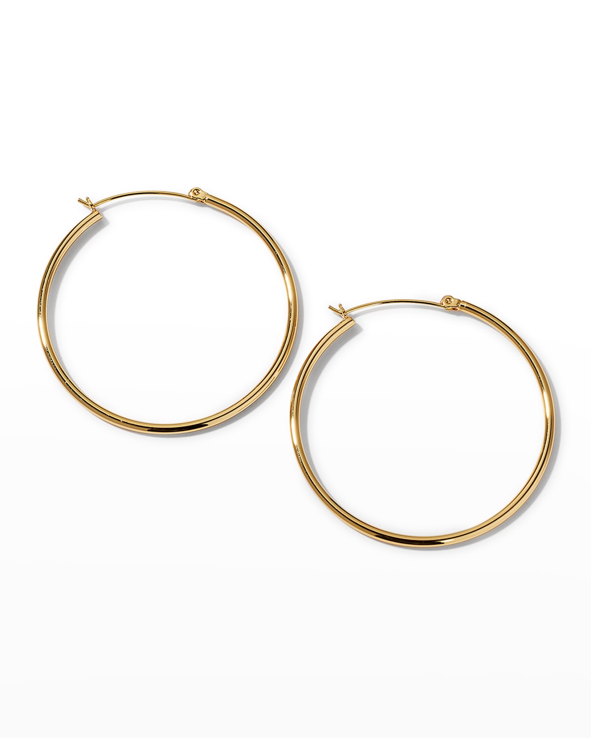 Devon Leigh Small Gold Hoop Earrings, 1.25