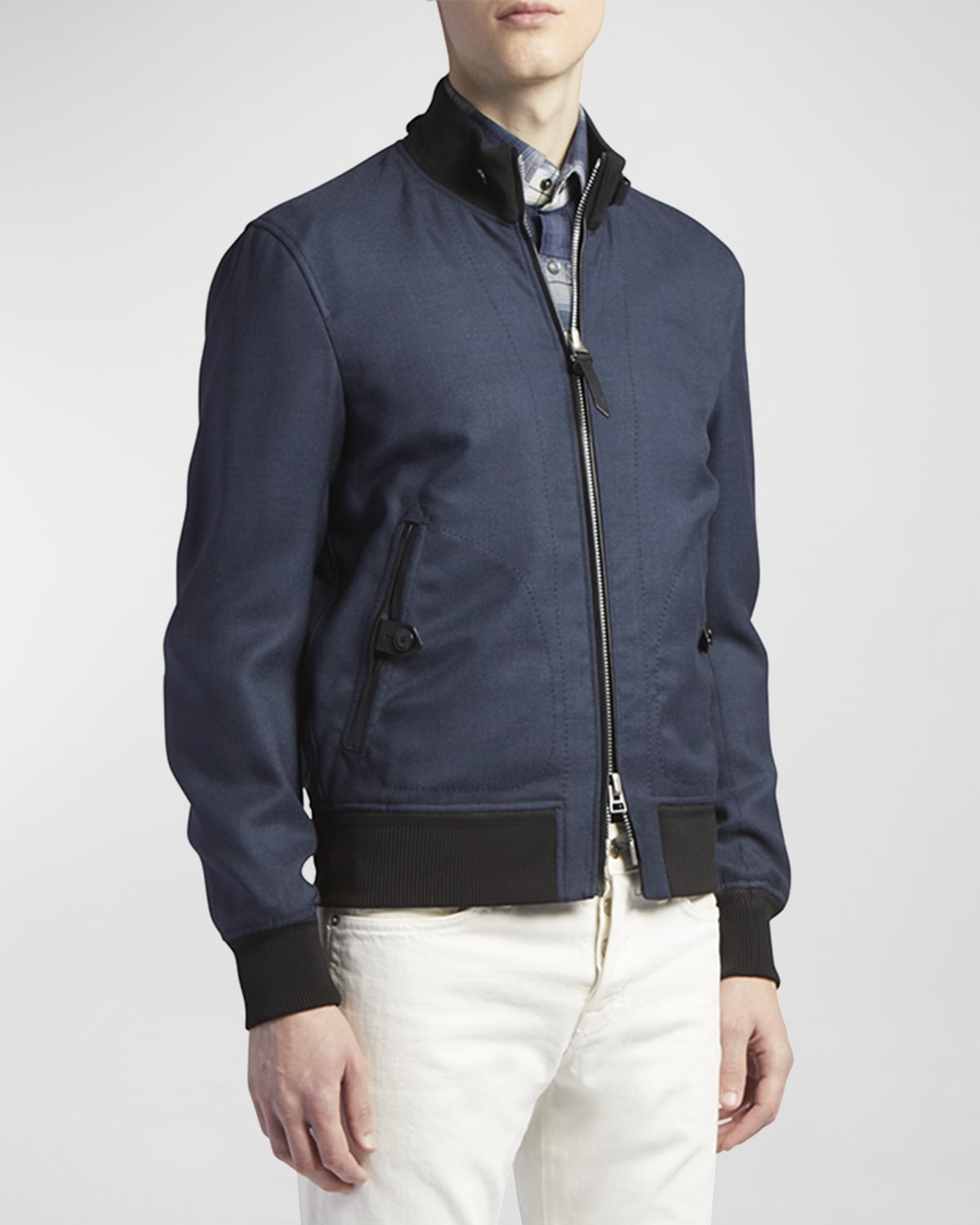 Baracuta Men's G9 Tartan-Lined Jacket | Neiman Marcus