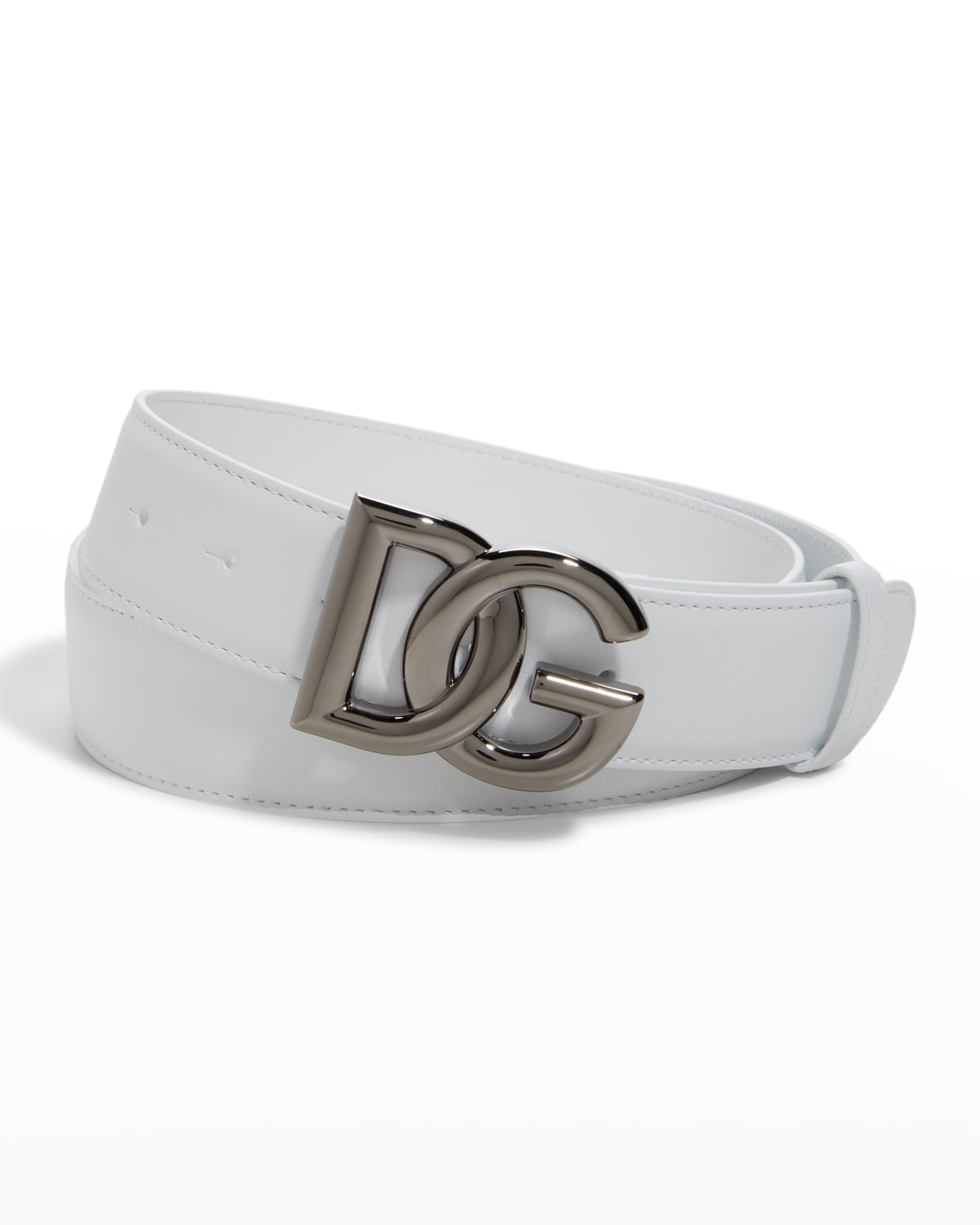Dolce & Gabbana Men Multicolor Sequin Silver Metal Buckle Belt main image 0
