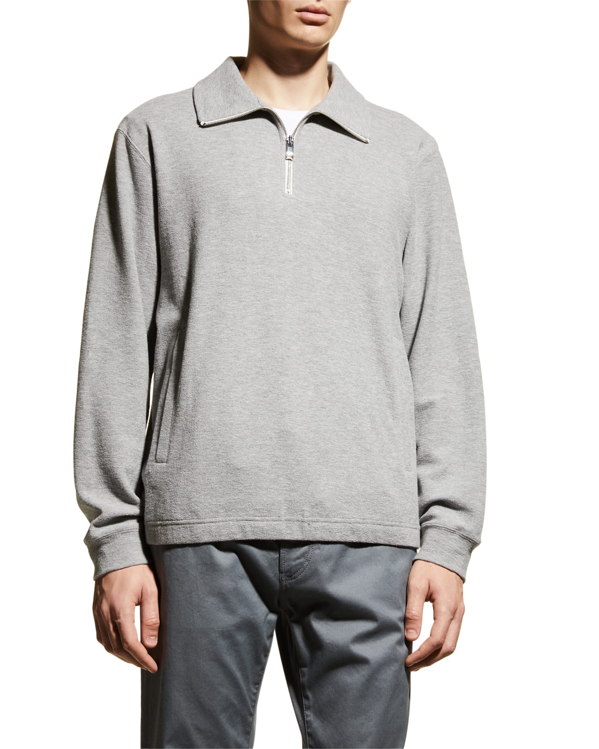 全3色/黒/赤/ベージュ L The Ennoy Professional Half-Zip Sweat