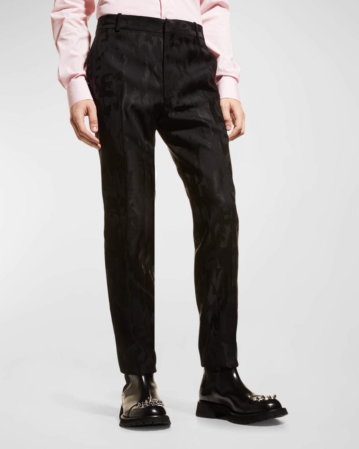 Theory Men's Mayer Luxe Velvet Tuxedo Pants | Neiman Marcus