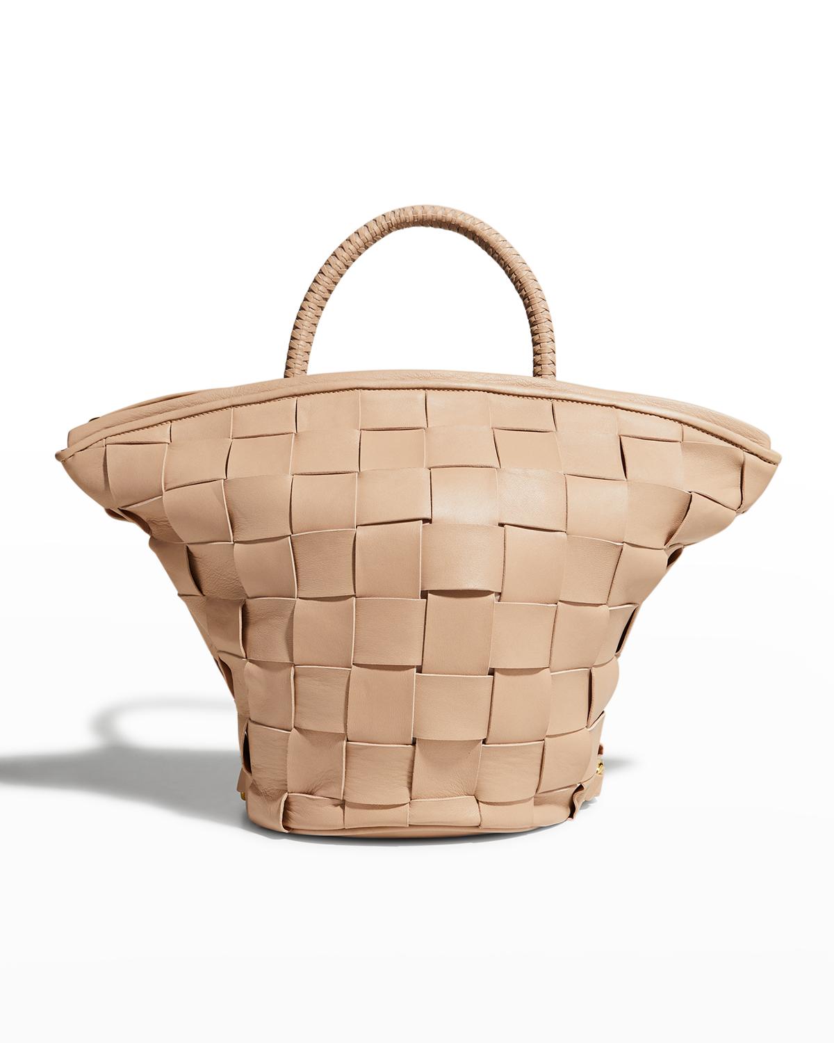 Cleobella Zeda Woven Lambskin Backpack | Neiman Marcus display picture 2