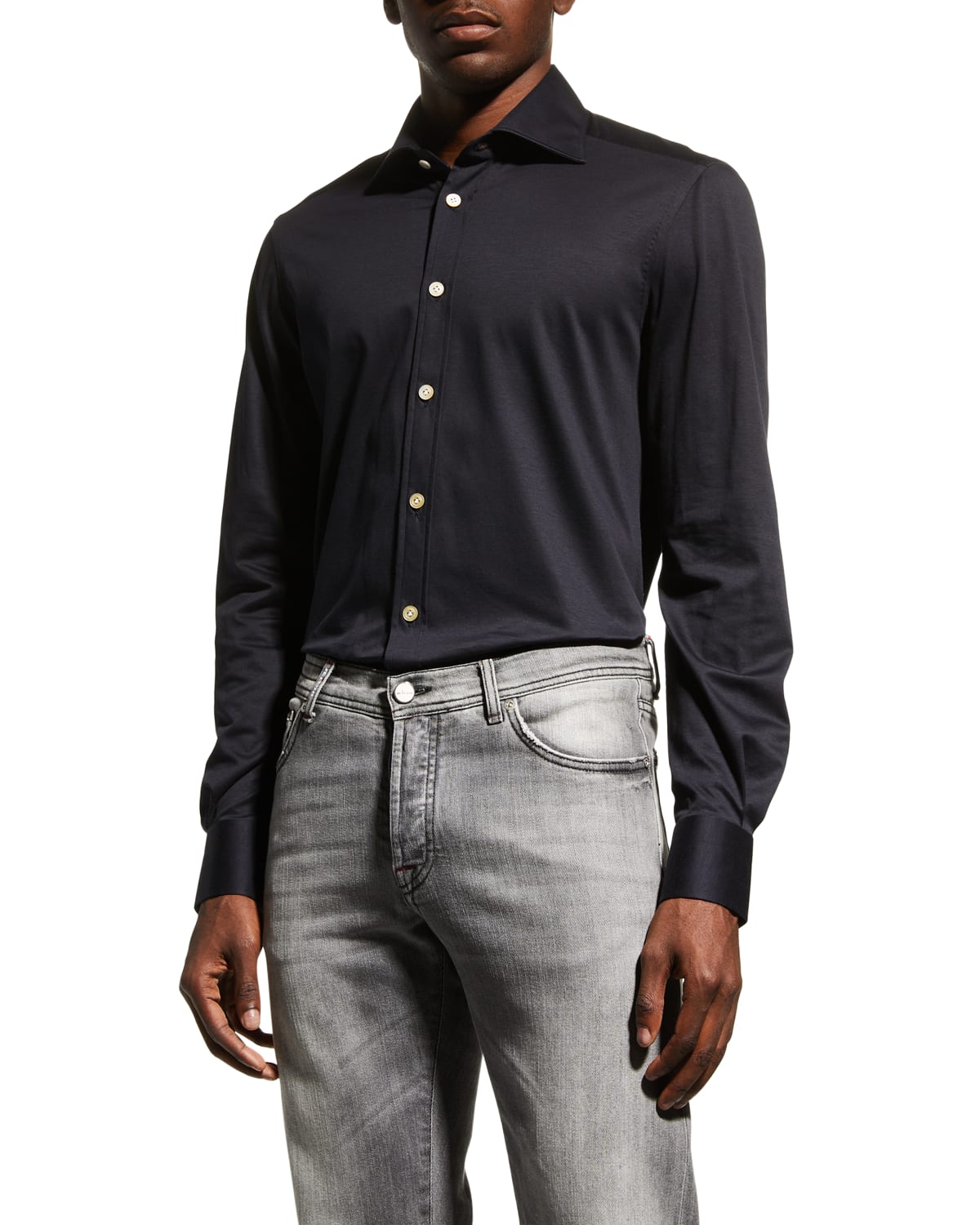 HUTCHESON BOLD PLAID SPORT SHIRT