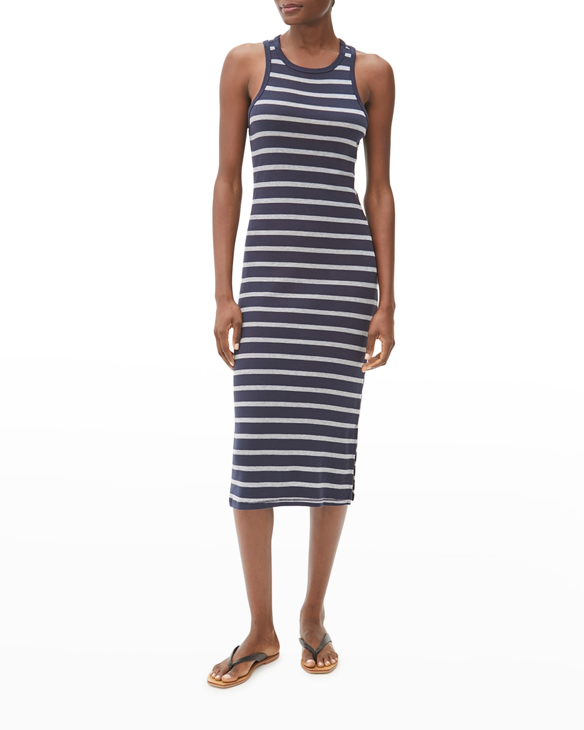 Michael Stars Hannah Twist HalterNeck Midi Dress Neiman Marcus