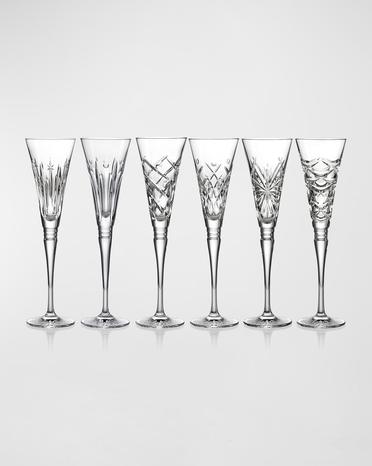 Le Cadeaux Versailles 7 oz. Champagne Flutes, Set of 6 Neiman Marcus