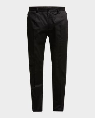 Dolce & Gabbana Purple Wool Skinny Dress Men Trouser Pants
