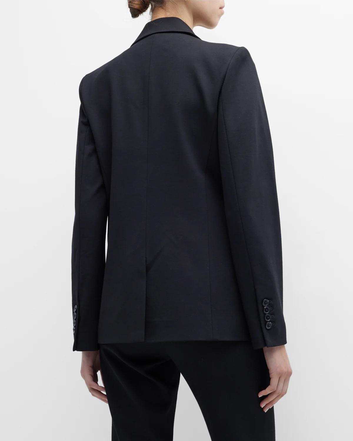 Collette Peak-Lapel Single-Button Jacket - thumbnail 3