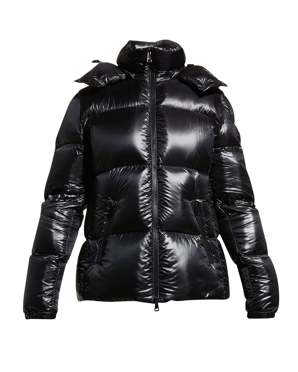 極美品 MONCLER \"CHAMBON シャンボン\" 国内正規 ブラック 1 MONCLER モンクレール ダウンジャケット CHAMBON シャンボン
