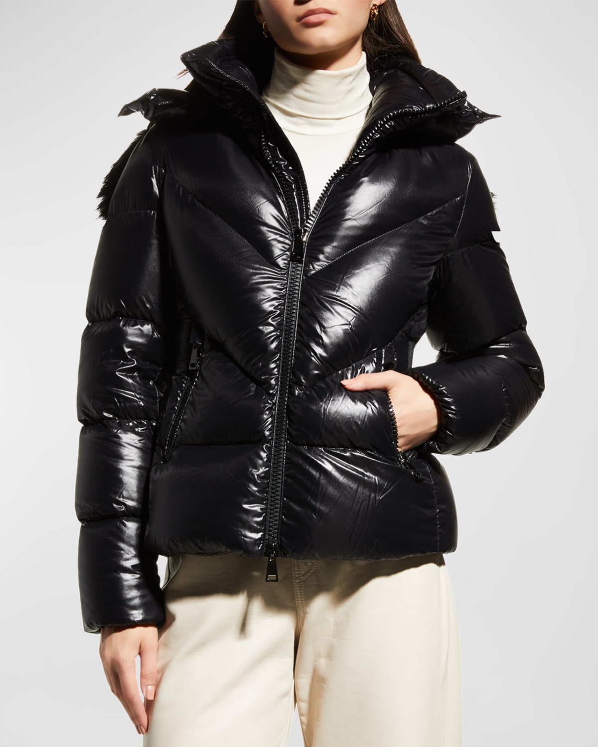 Moncler Fourmine Down-Fill Puffer Jacket | Neiman Marcus
