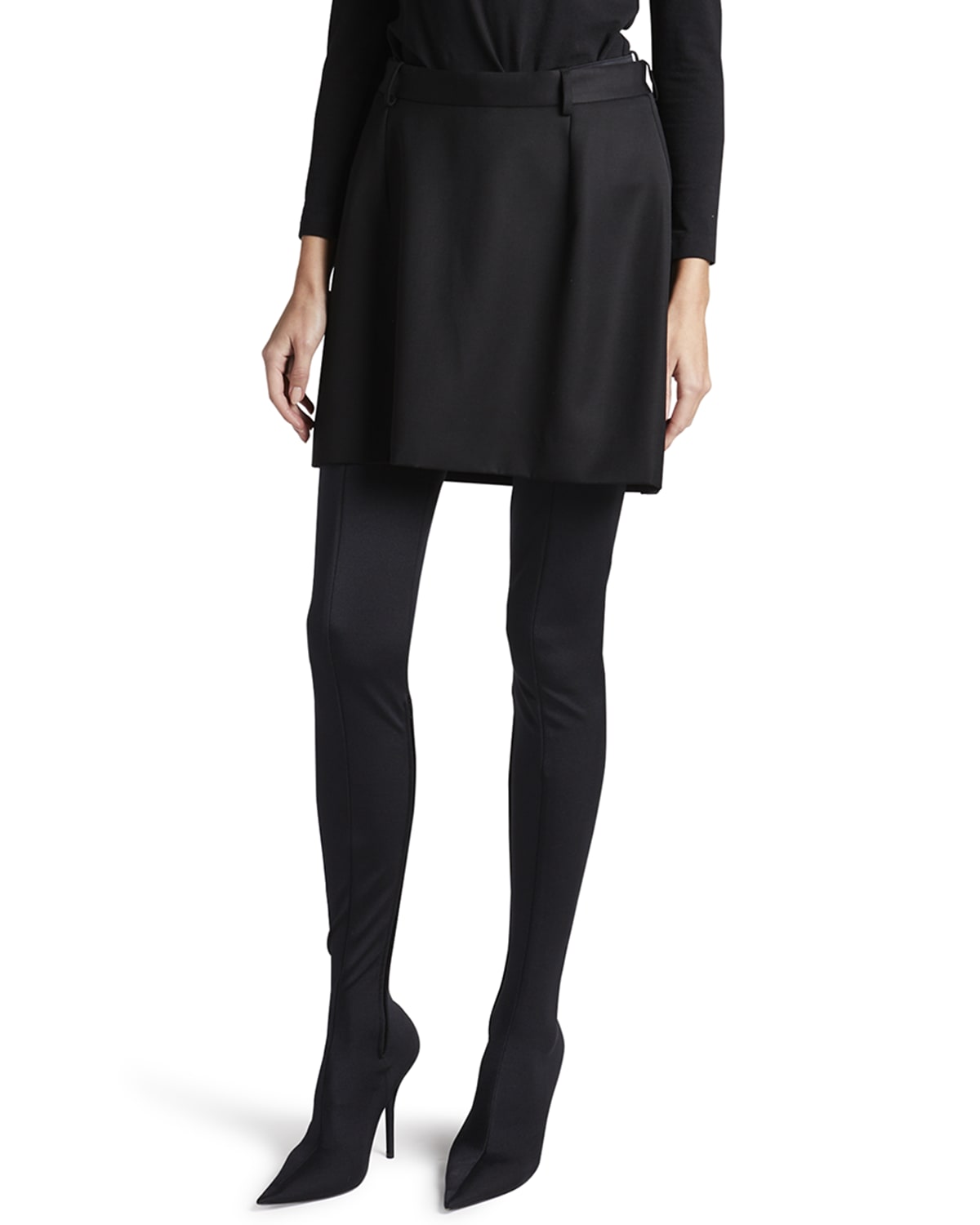 Burberry Teodora Check Mini Skirt Neiman Marcus