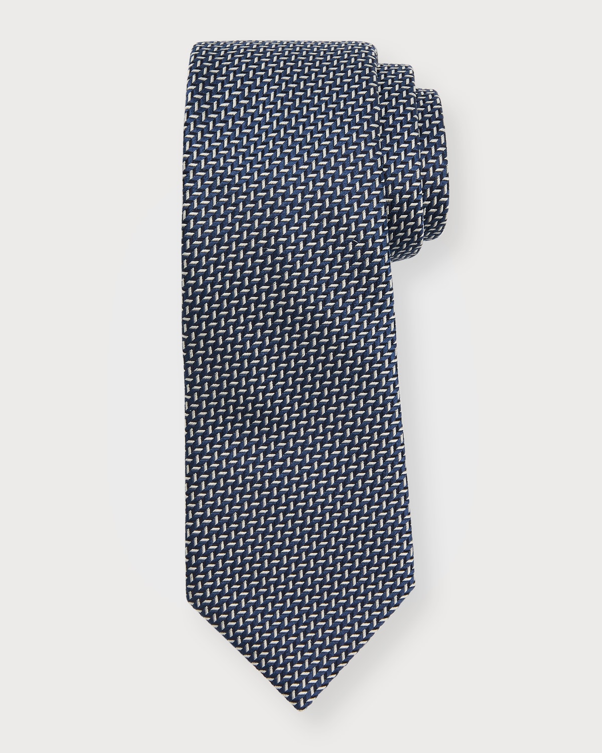 Emporio Armani Men's Jacquard Silk Tie Neiman Marcus