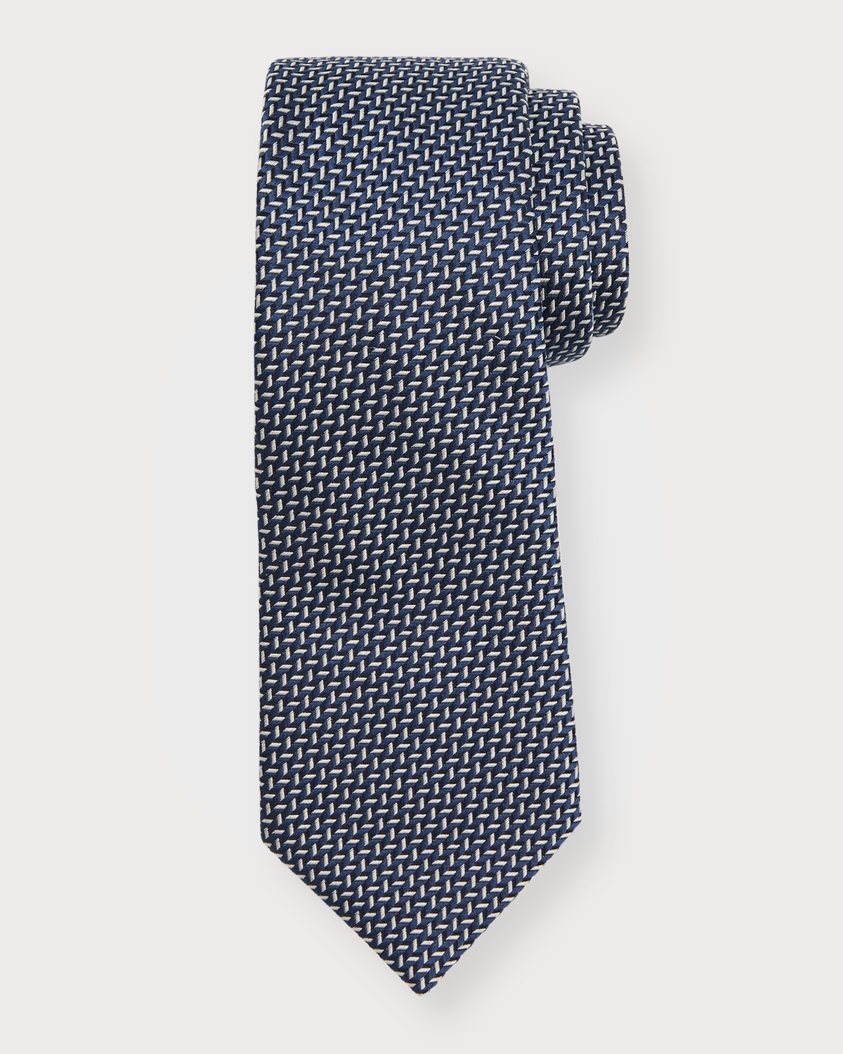 Emporio Armani Men's Jacquard Silk Tie | Neiman Marcus