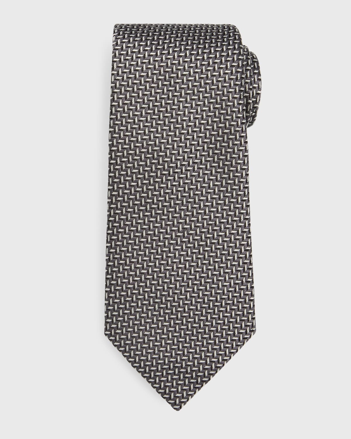 Emporio Armani Men's Jacquard Silk Tie | Neiman Marcus