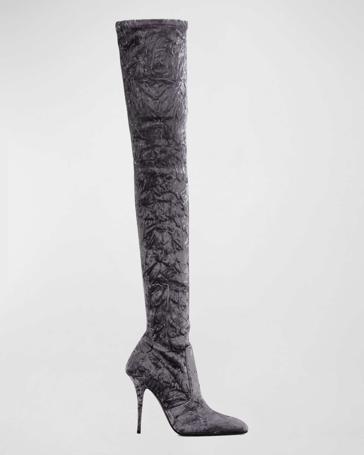 Gianvito Rossi Hiroko Stretch OverTheKnee Split Boots Neiman Marcus