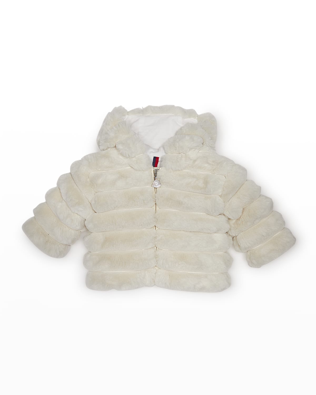 Moncler Girl's Liama TwoToned Quilted Jacket, Size 12M3 Neiman Marcus