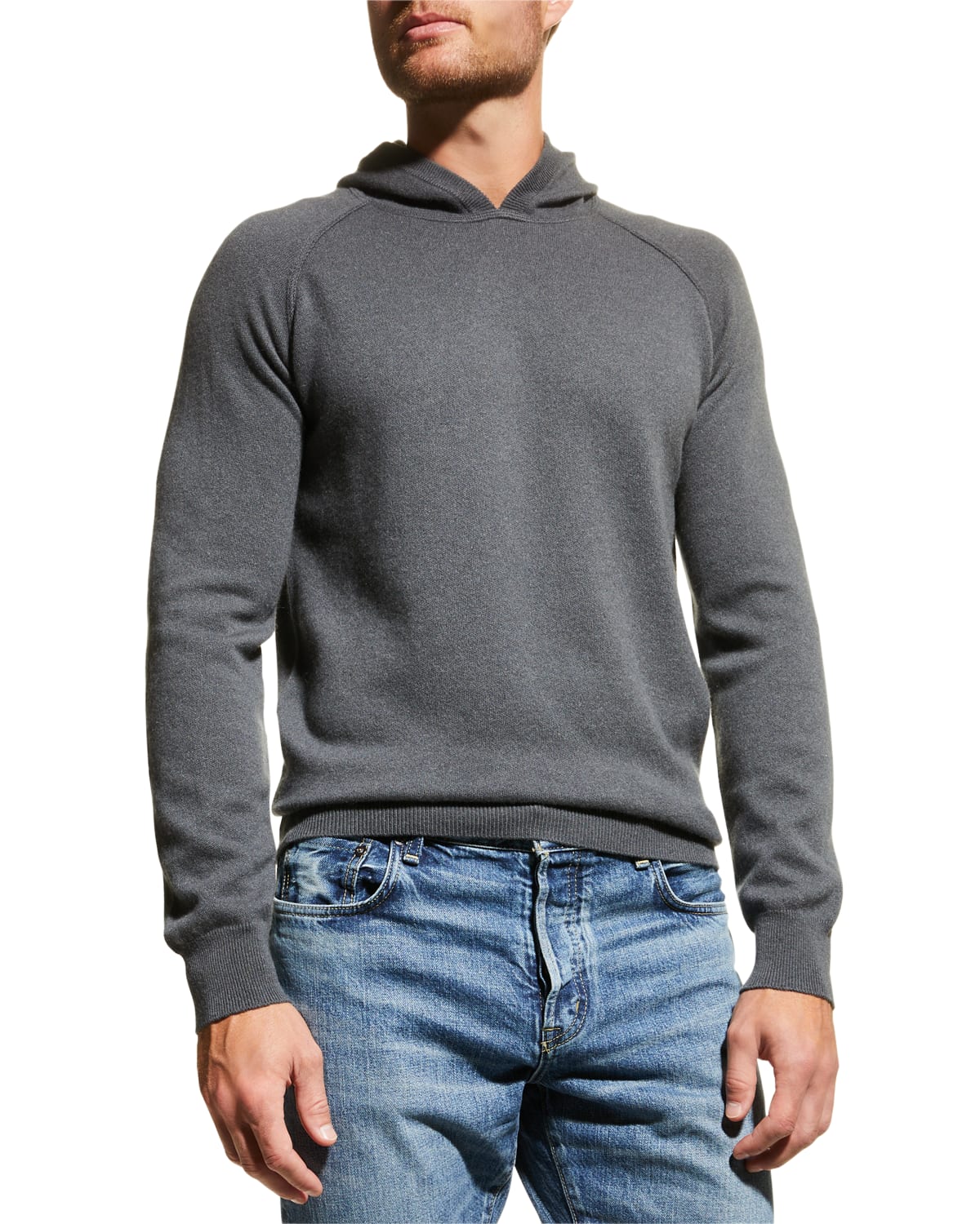 Nomad 1942 Men's Morningside Cashmere Pullover Hoodie | Neiman Marcus