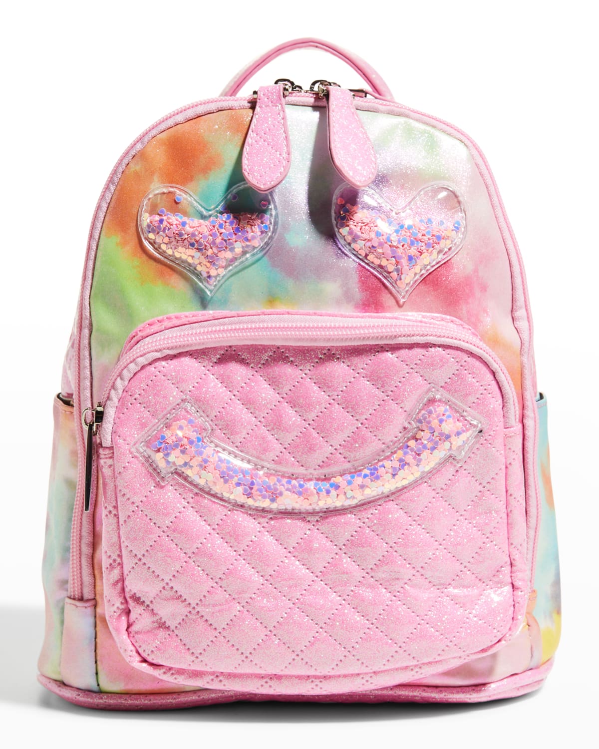 Bari Lynn Girl's Metallic Chevron Backpack | Neiman Marcus