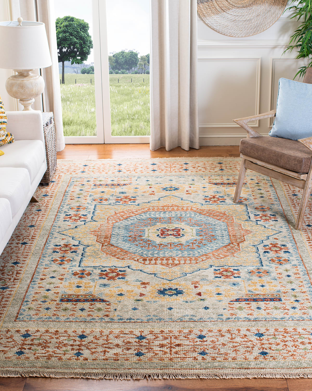 Christopher Guy Aquarelle Natural Truffle Hand-Knotted Rug, 9' x 12 ...