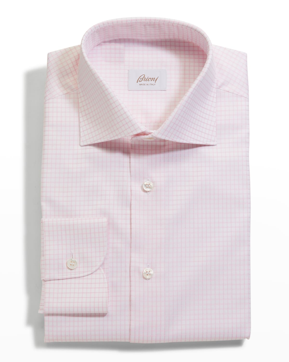 Corneliani Men's Multi-Check Dress Shirt | Neiman Marcus