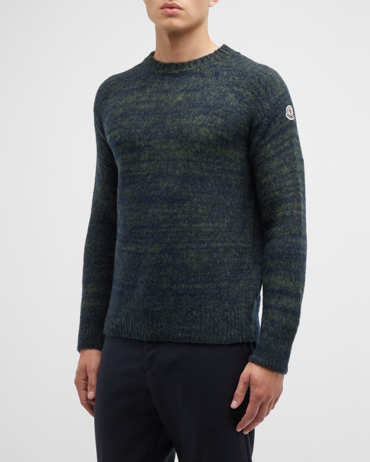 Valentino Garavani Men's Rockstud Wool Sweater | Neiman Marcus