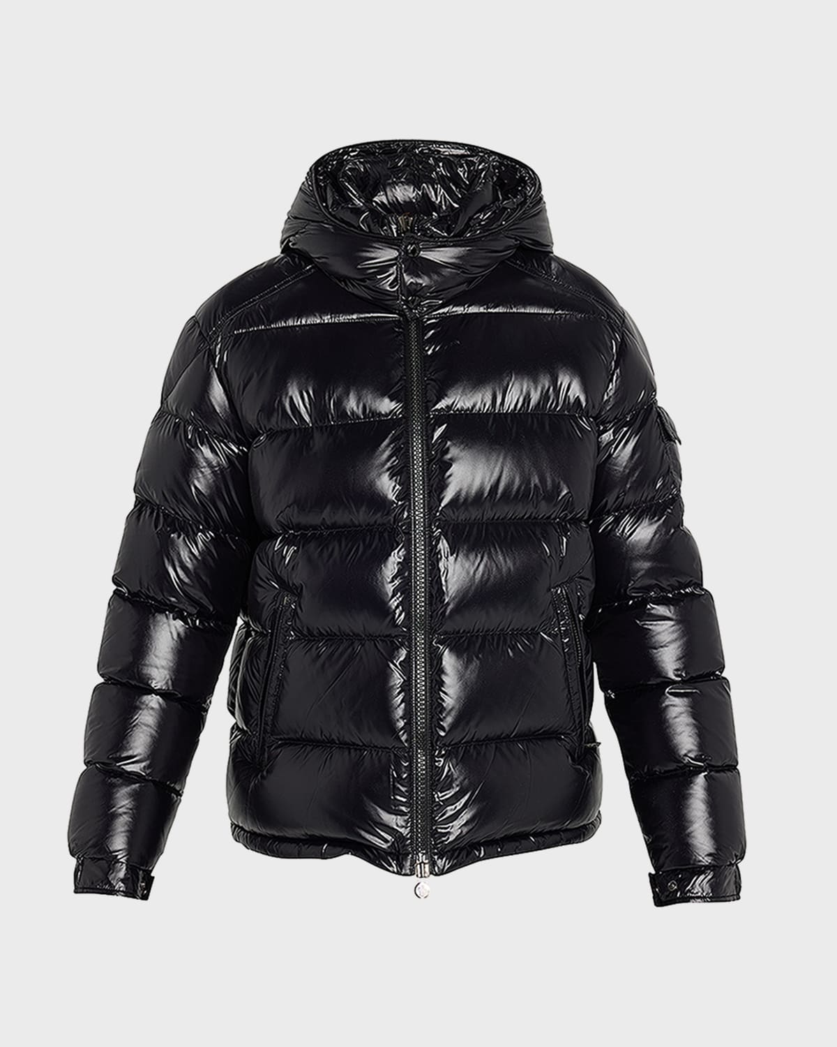 Moncler Men's Montbeliard Shiny Nylon Jacket | Neiman Marcus