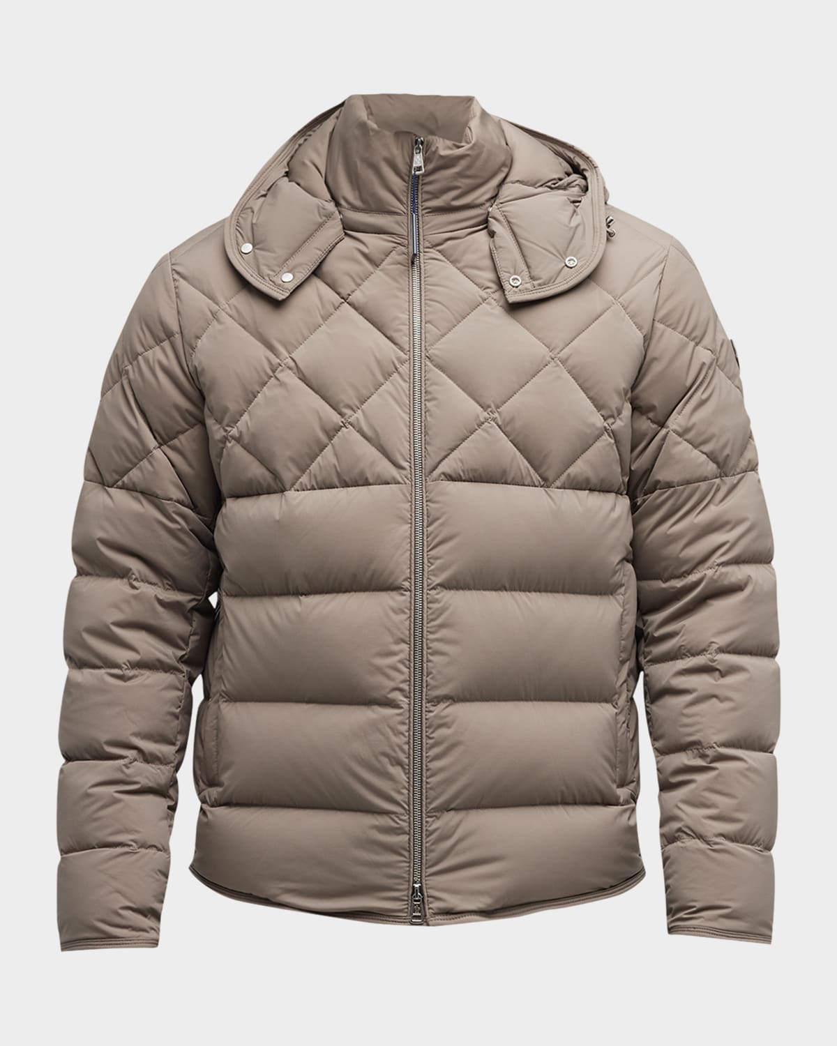 Moncler Men's Sanary Quilted Down Shirt Jacket Neiman Marcus