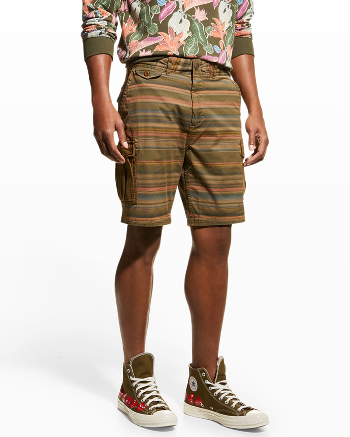 Hudson Men's Tracker Cargo Shorts Neiman Marcus