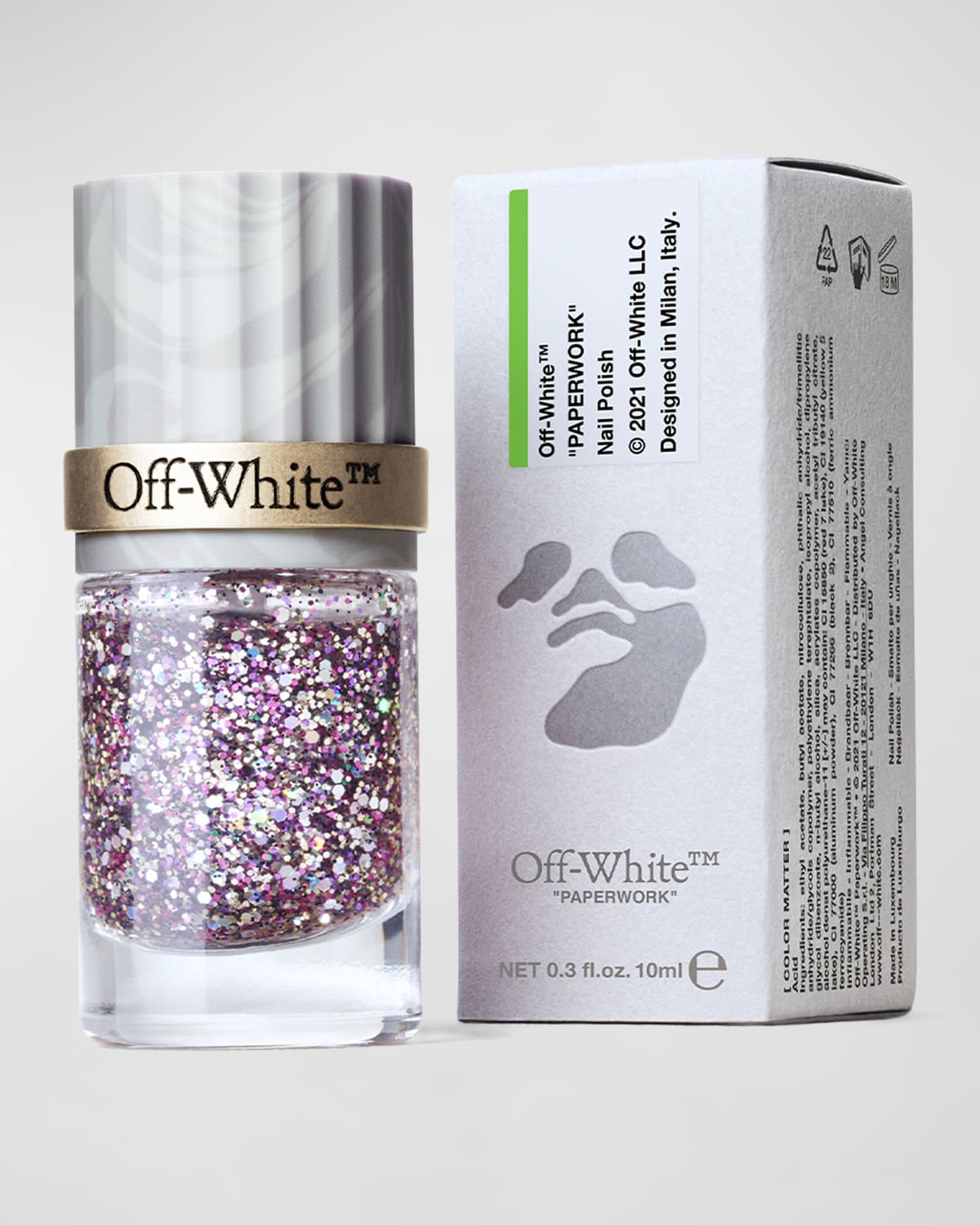 Off White Unisex Color Matter Top Coat Enamel main image 1