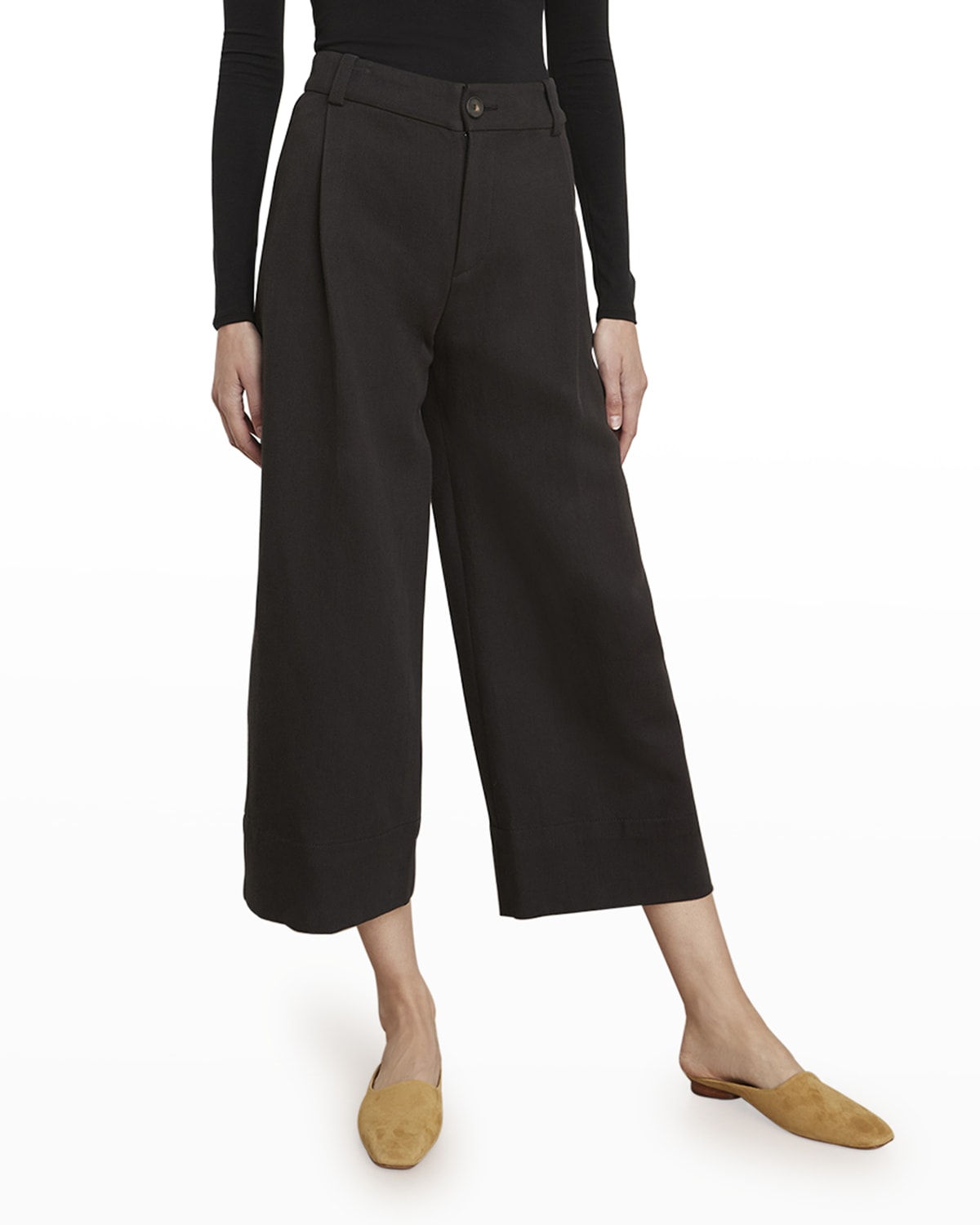 Vince Drop Waist Utility Wide-Leg Pants | Neiman Marcus