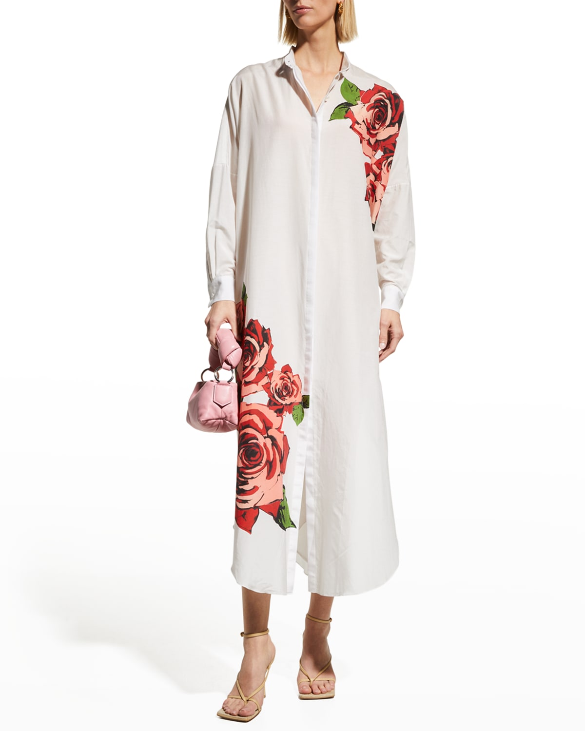 Adam Lippes Cotton Eyelet Drawstring Anorak | Neiman Marcus