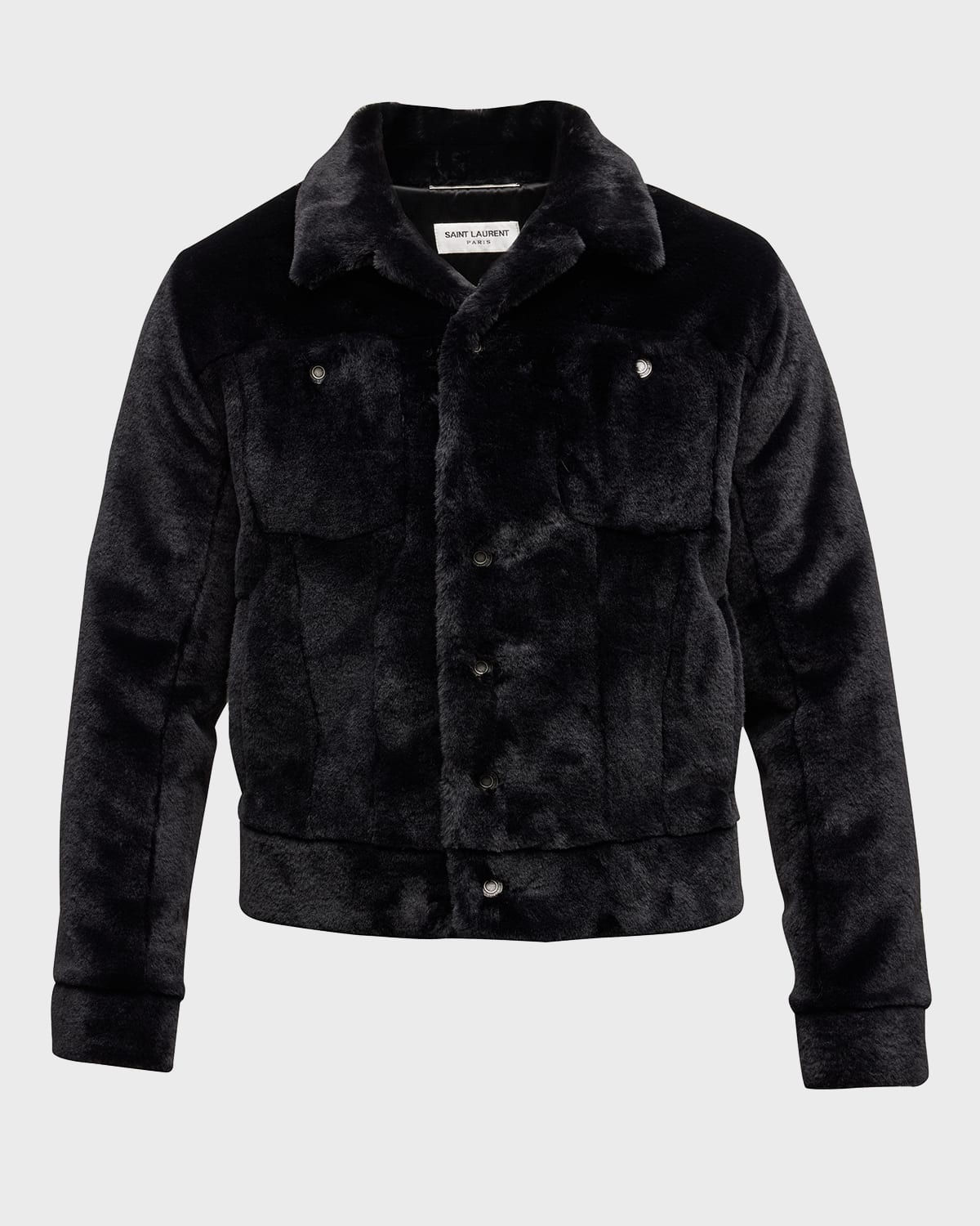 Fabulous Furs Men's FauxFur Bomber Jacket Neiman Marcus