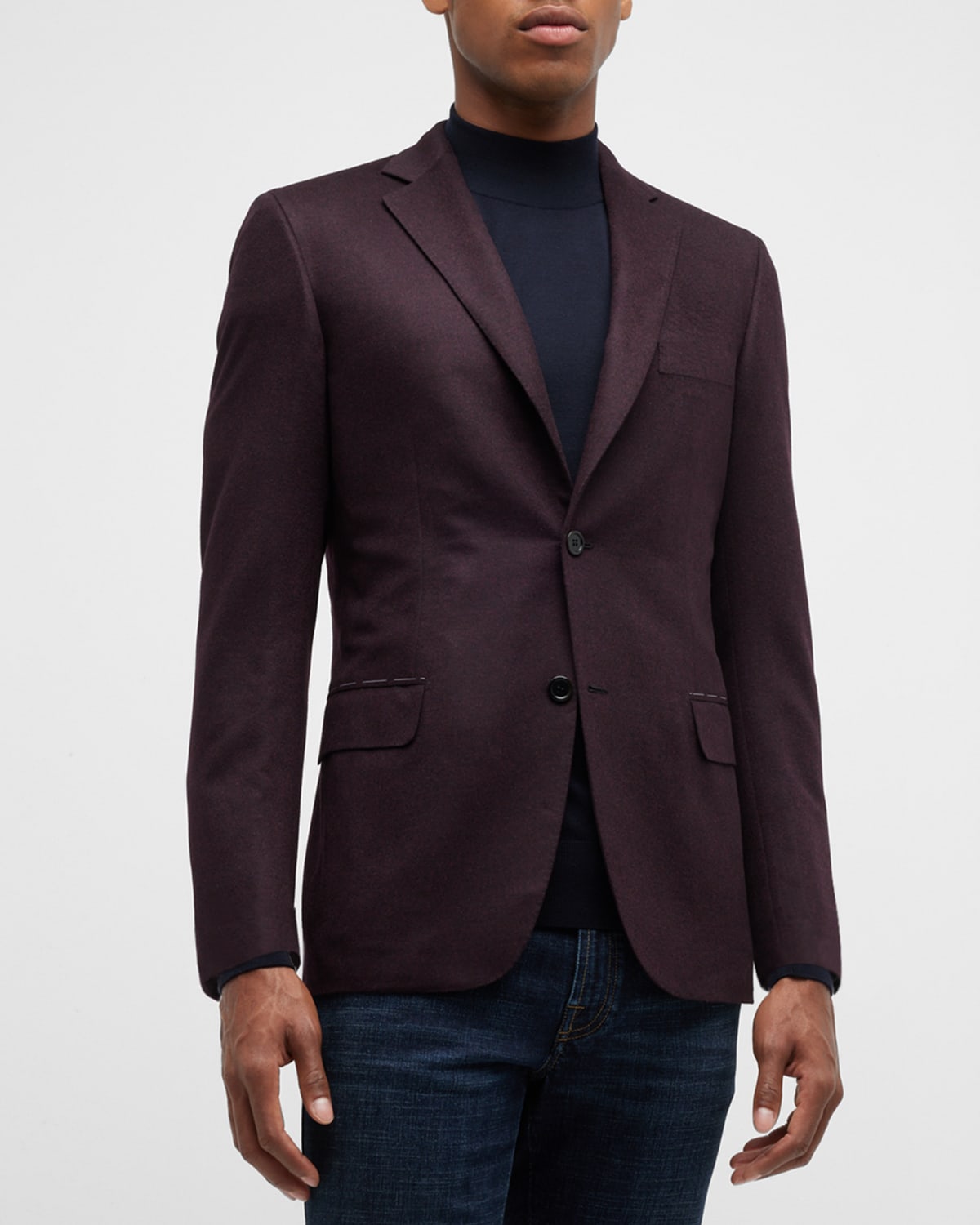 Brioni Men's Burg Cashmere Blazer Neiman Marcus