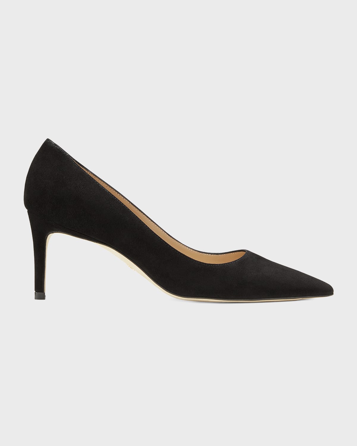 Stuart Weitzman Vida Suede Block-Heel Pumps | Neiman Marcus