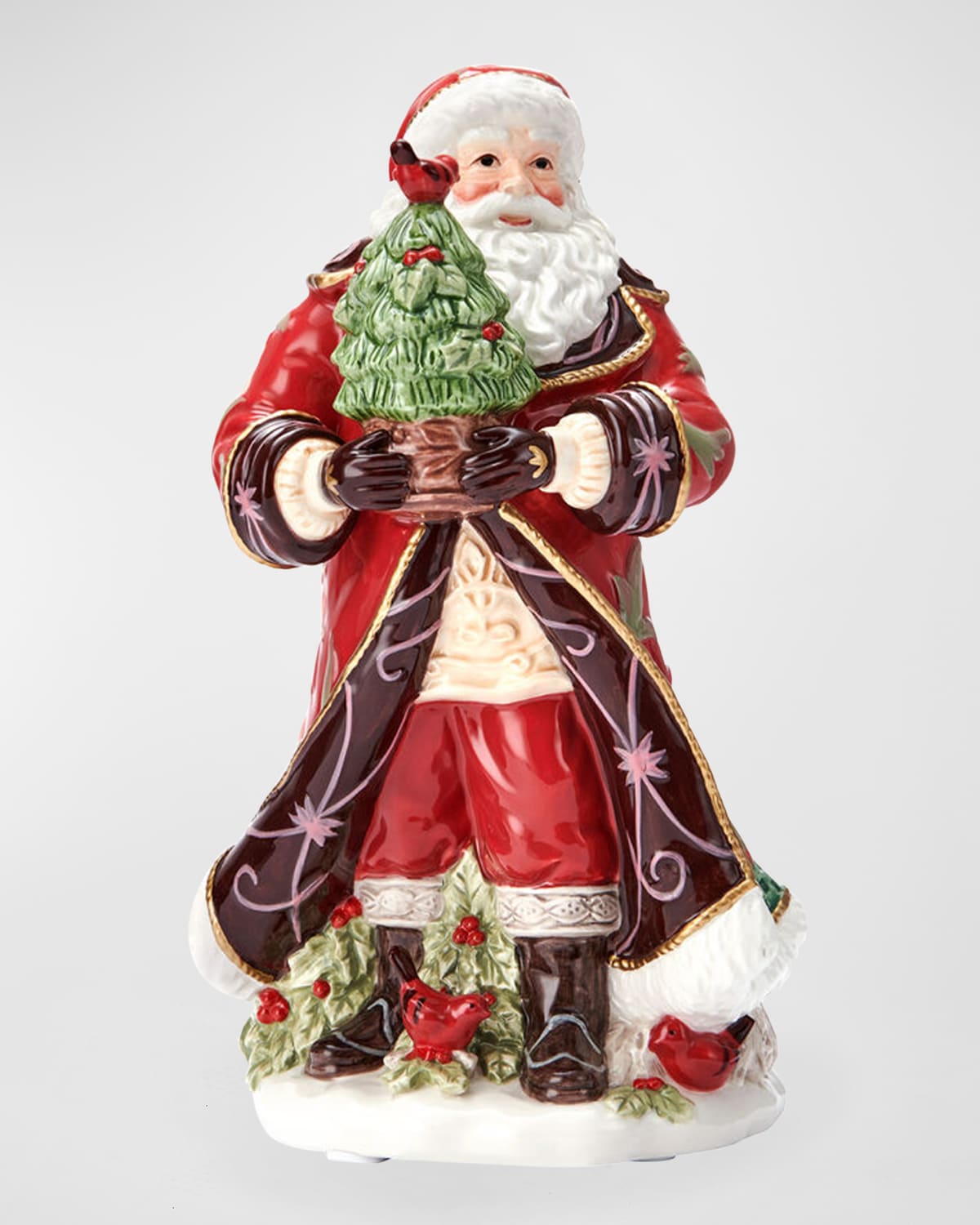 Fitz & Floyd Holiday Home Green Musical Santa | Neiman Marcus