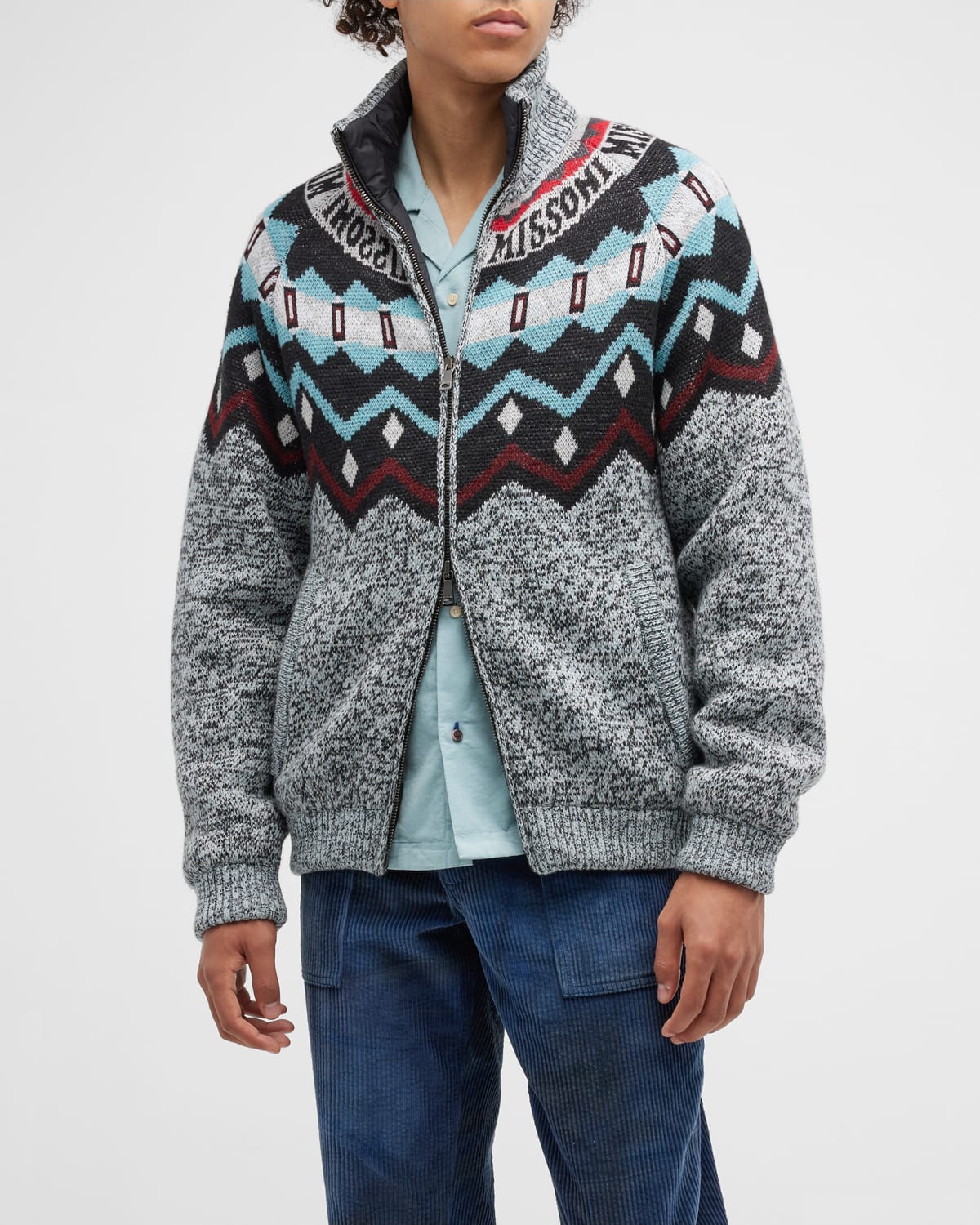 Brunello Cucinelli Men's FullZip Knit Cardigan Sweater Neiman Marcus