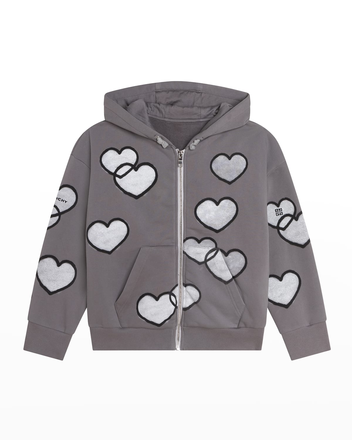 Givenchy x CHITO Girl's Hearts Graphic Hoodie, Size 8-14 | Neiman Marcus