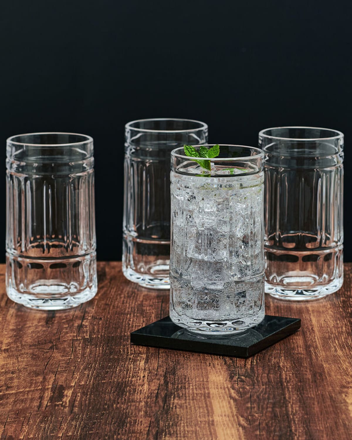 Godinger Lumina Blue Highball Glasses, Set of 4 Neiman Marcus