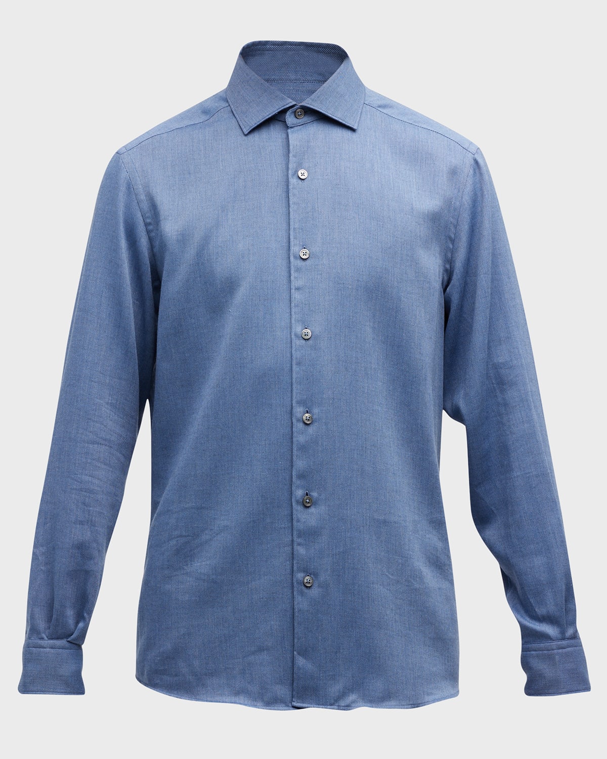 Zegna Men's Cotton Shirt Black