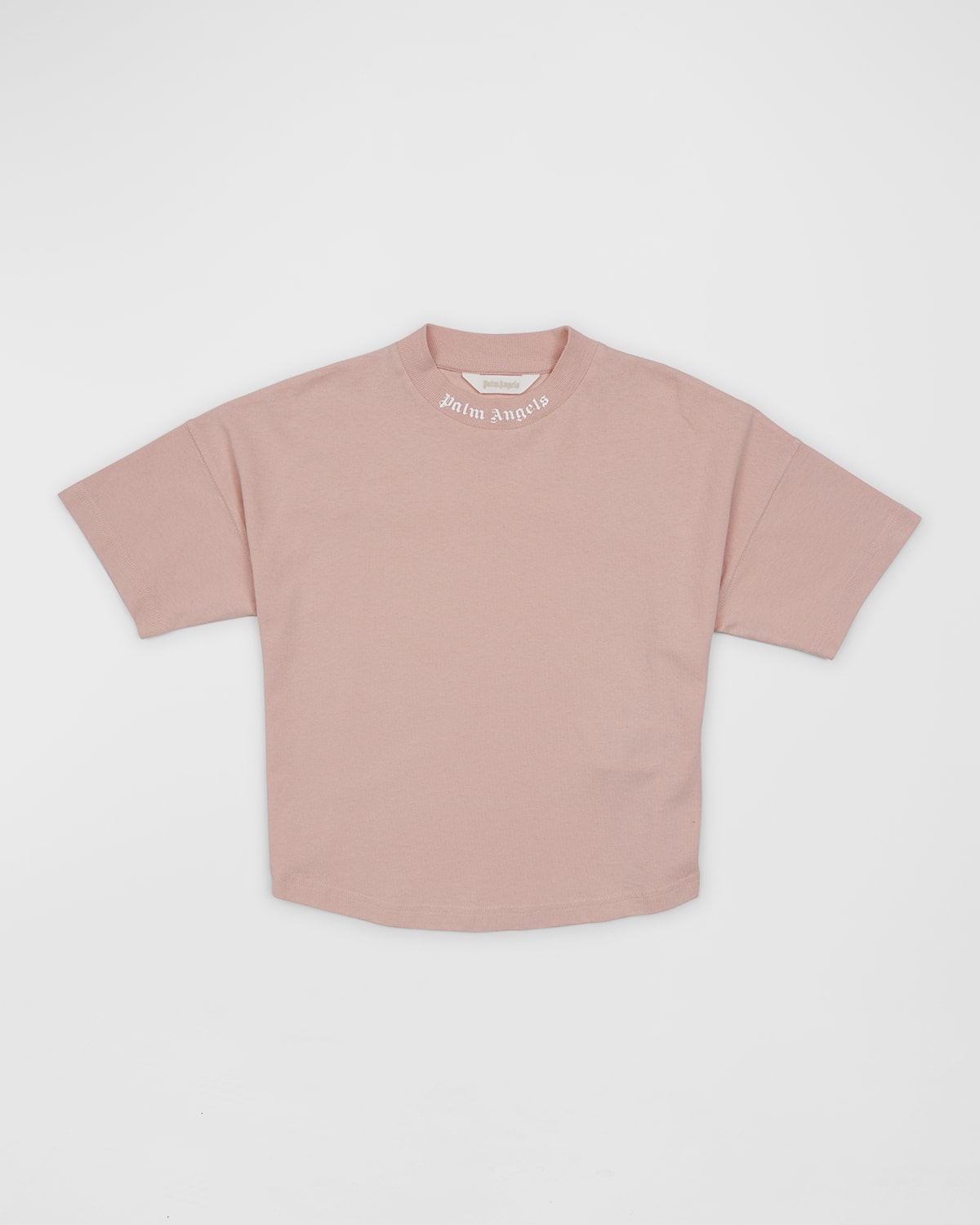 Palm Angels Childrens Girls In T Shirt Navy