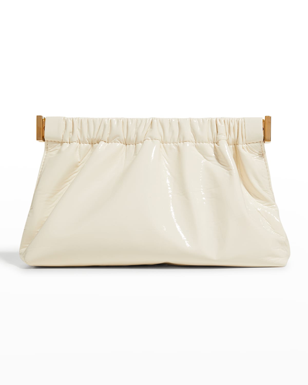 Nanushka The Bar Vegan Leather Clutch Bag Neiman Marcus