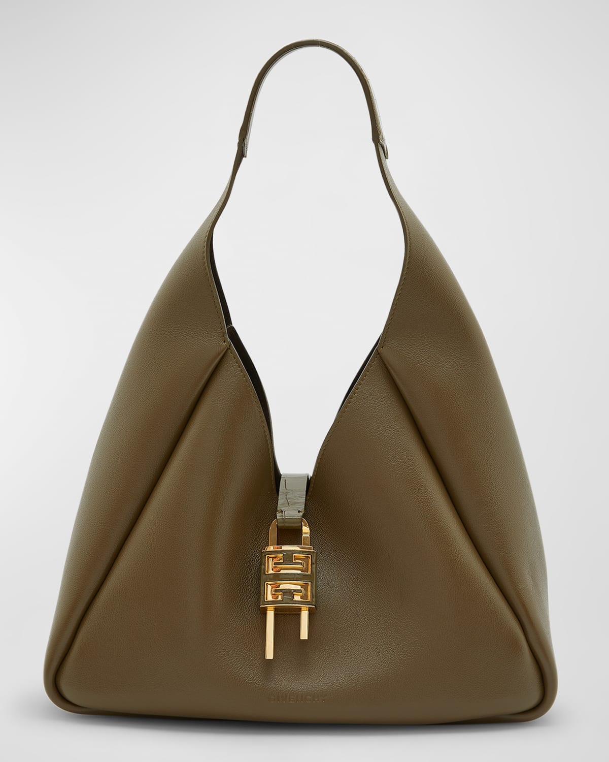 Givenchy Mini Padlock Hobo Bag in Calf Leather Neiman Marcus