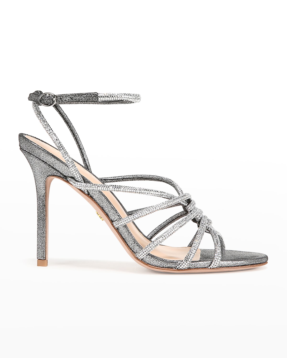 Veronica Beard Aneesha Twisted Crystal Stiletto Sandals | Neiman Marcus