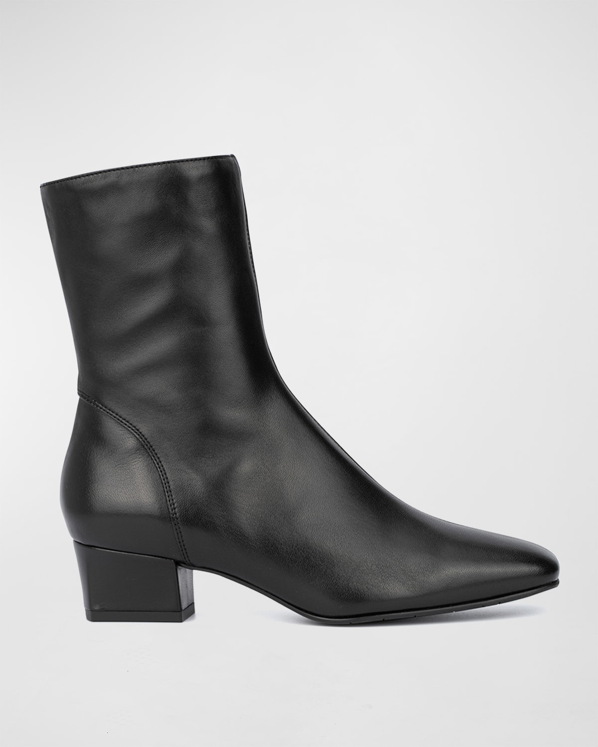 Vince Hilda Leather Ankle Booties | Neiman Marcus