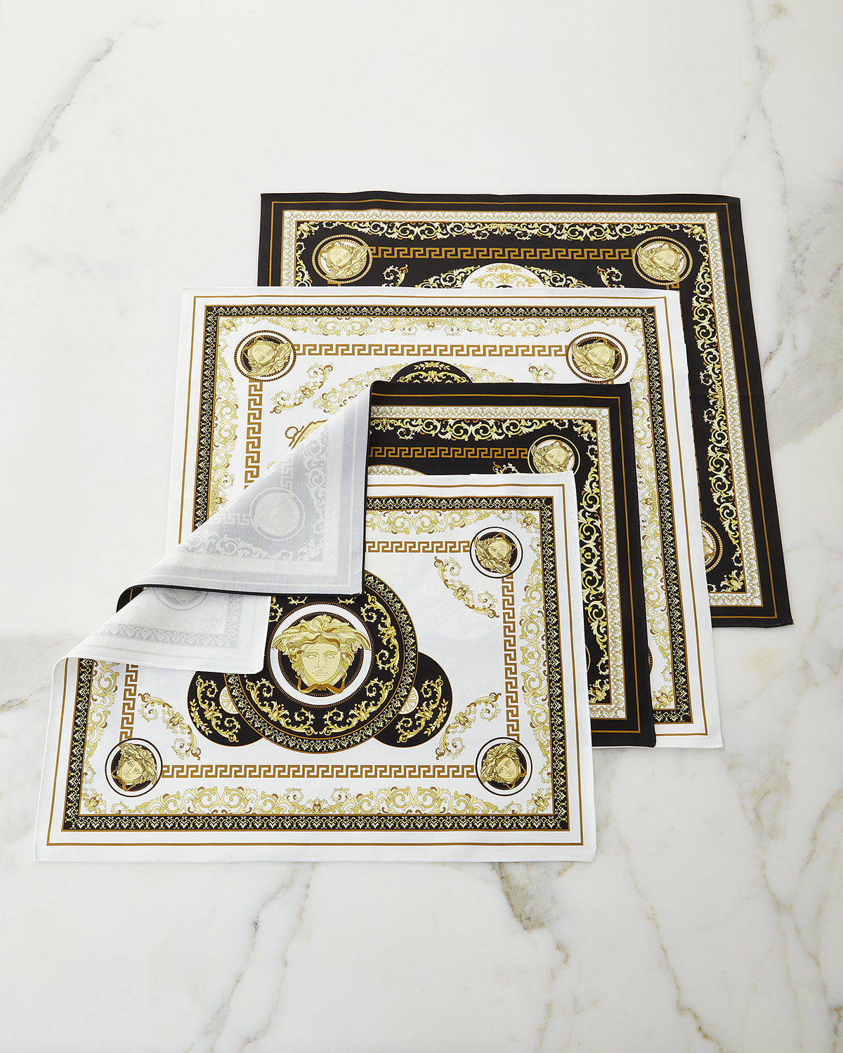 Versace Medusa Amplified Napkin & Placemat Set, 4 Pieces Neiman Marcus