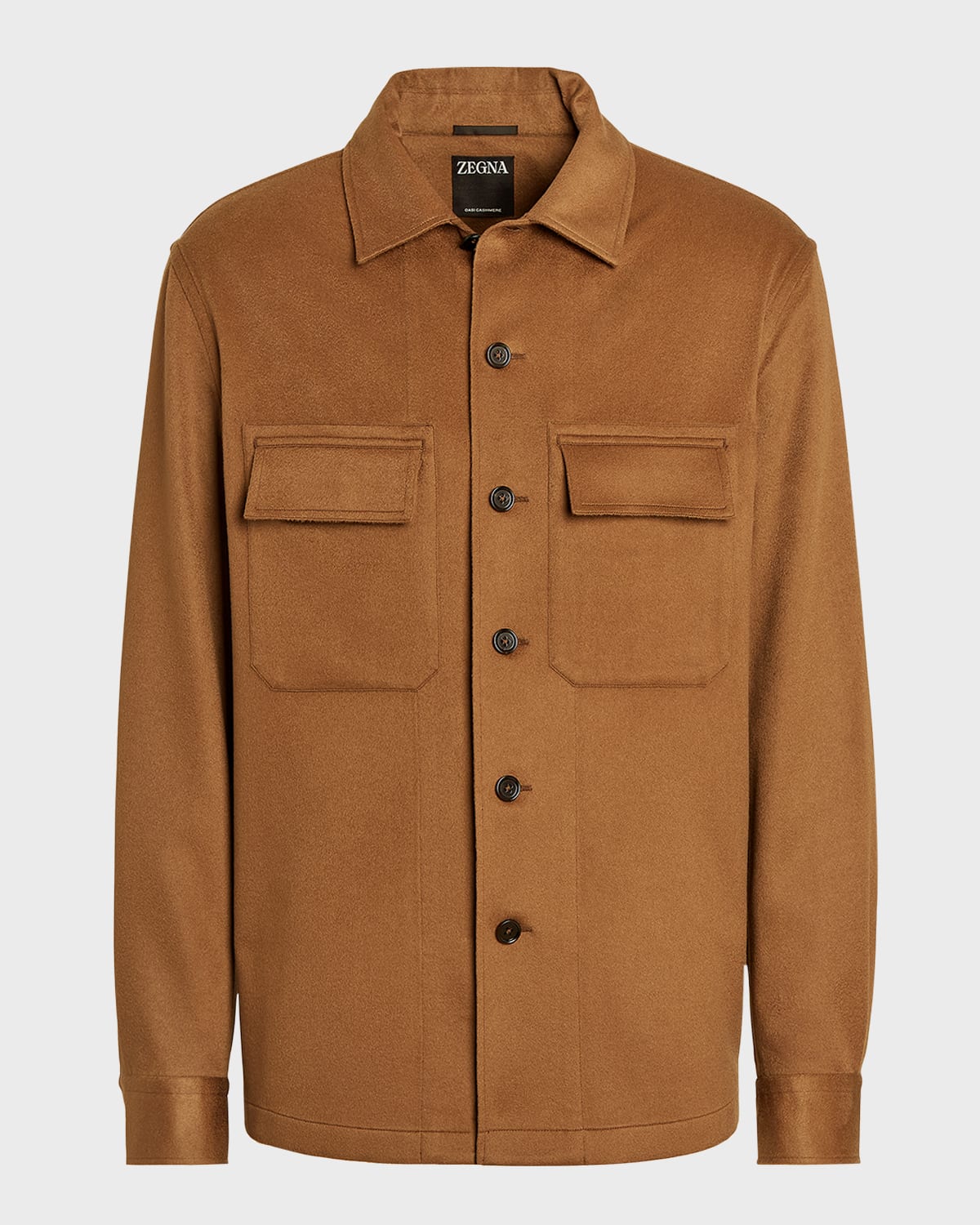 ZEGNA Men's Cashmere Overshirt | Neiman Marcus